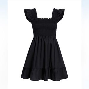 Hill House Black Mini Nap Dress